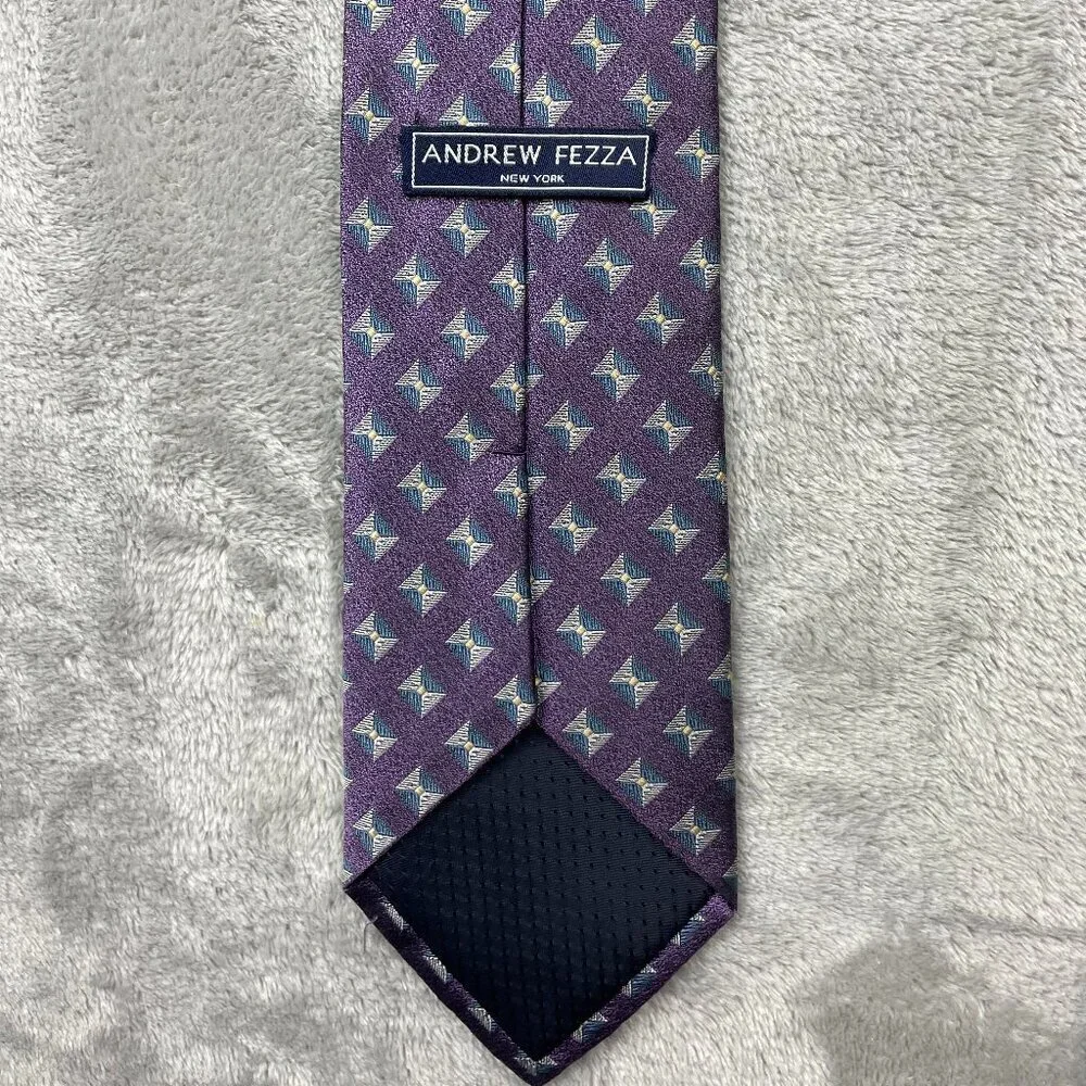 Andrew Fezza Men's Classic 100% Silk Neck Tie